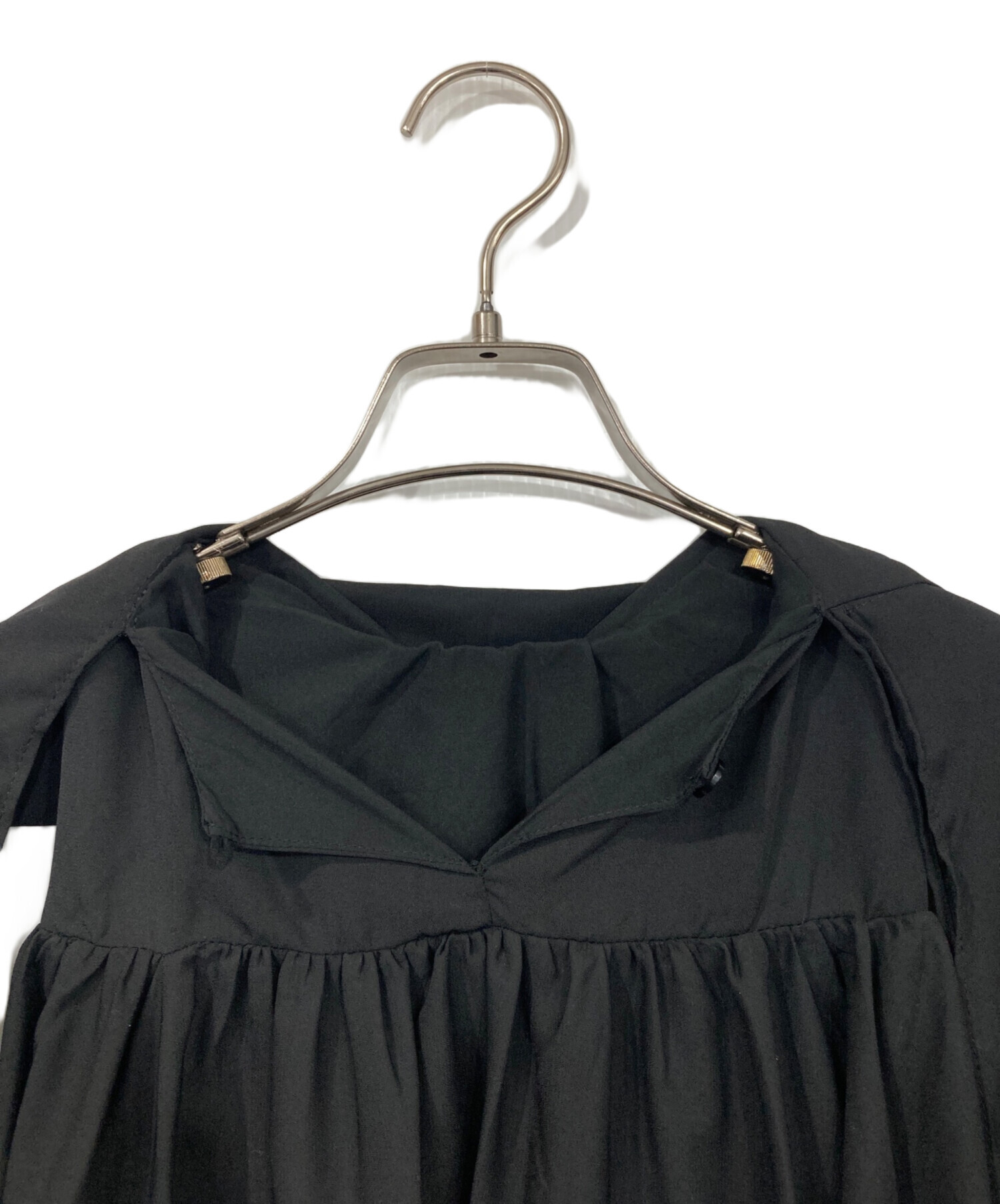 新品完売　maison celon chiffon tie blouse 中古・古着通販】maison celon (メゾンセロン) chiffon tie blouse