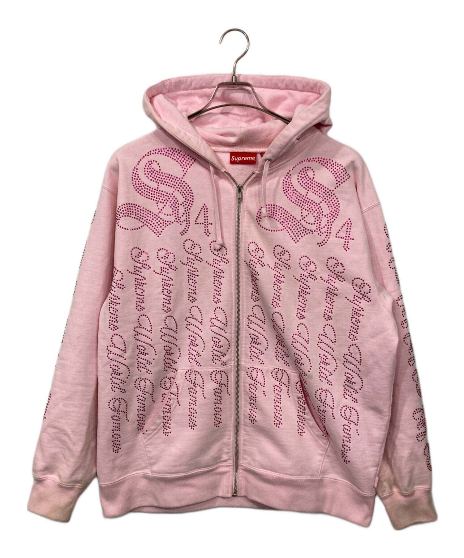 中古・古着通販】Supreme (シュプリーム) Rhinestone Zip up Hooded