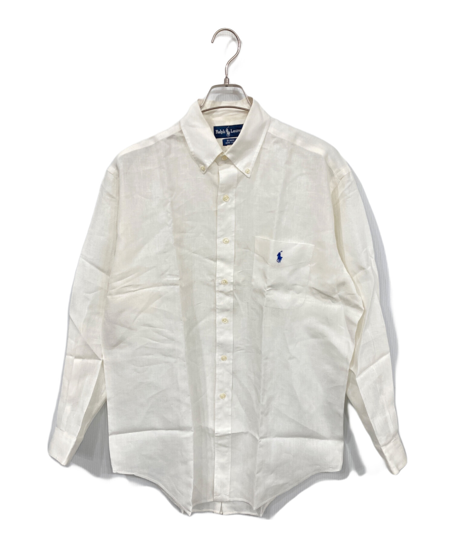 中古・古着通販】RALPH LAUREN (ラルフローレン) リネンボタンダウン 
