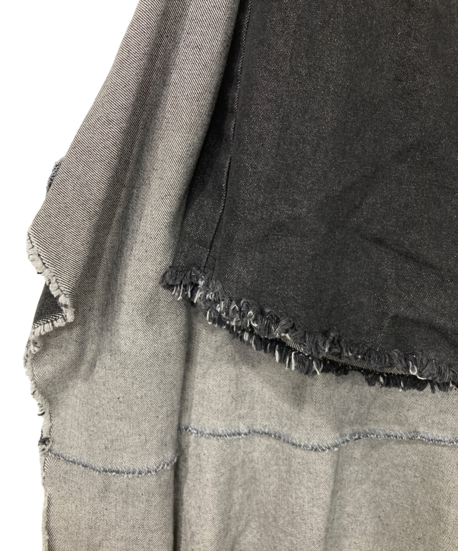 たりあ‼️melt the lady denim 15 ブラック 中古・古着通販】MELT THE LADY (メルトザレディ) スカート切替デニム