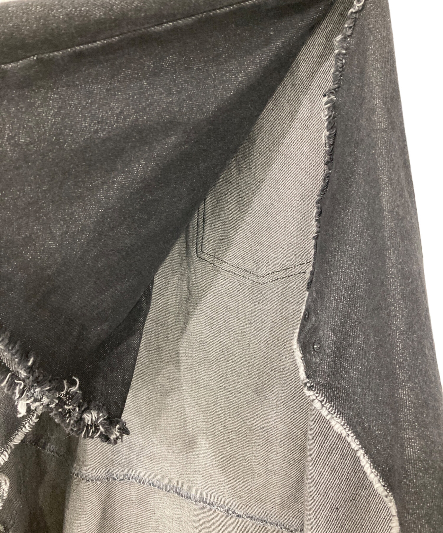 たりあ‼️melt the lady denim 15 ブラック 中古・古着通販】MELT THE LADY (メルトザレディ) スカート切替デニム