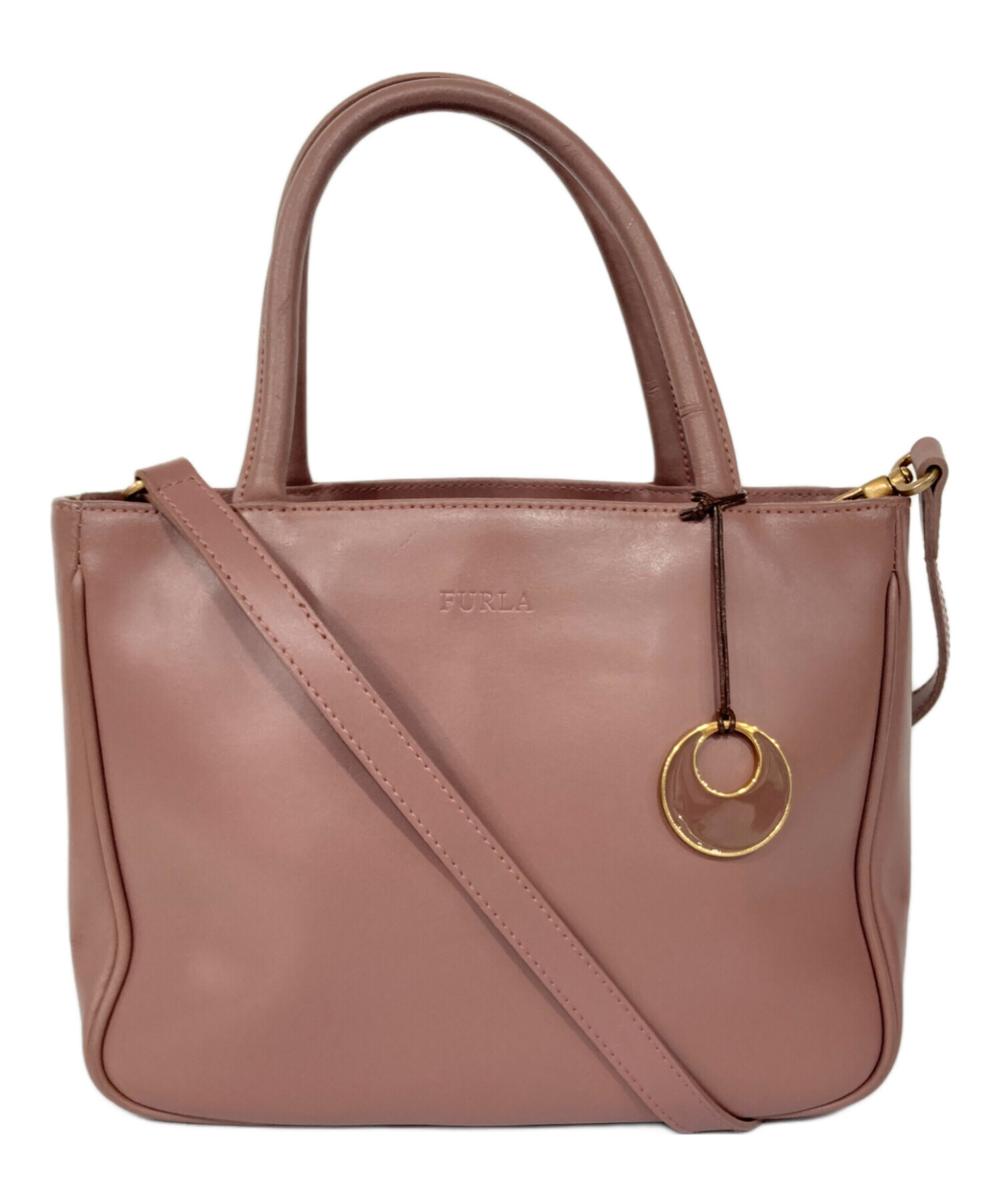 中古・古着通販】FURLA (フルラ) 2WAYハンドバッグ ピンク｜ブランド 