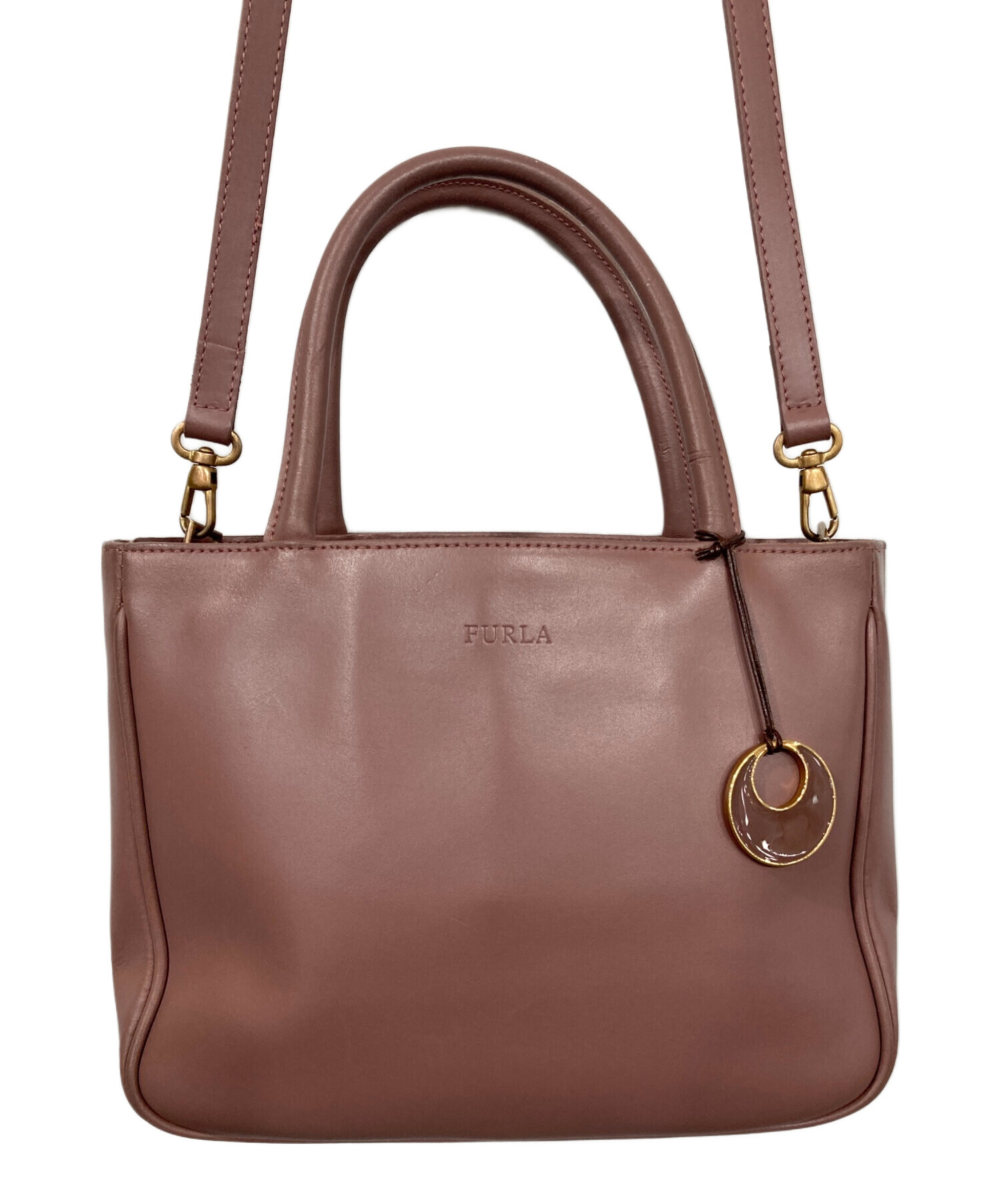 中古・古着通販】FURLA (フルラ) 2WAYハンドバッグ ピンク｜ブランド 