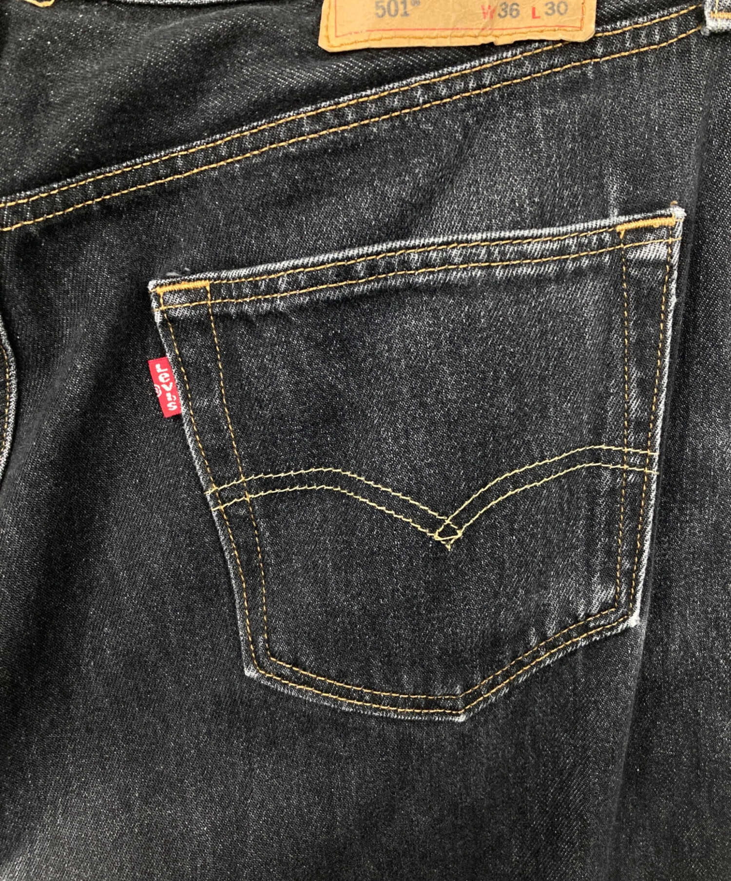 中古・古着通販】LEVI'S (リーバイス) 501デニムパンツ グレー サイズ
