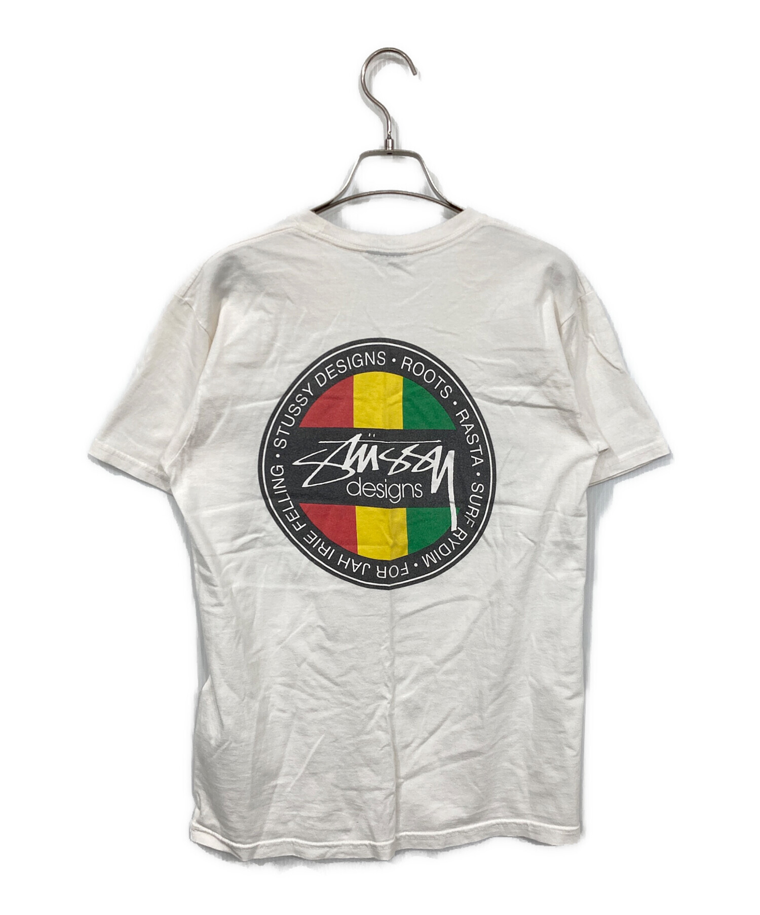 中古・古着通販】stussy (ステューシー) Rasta Tee ホワイト サイズ:S