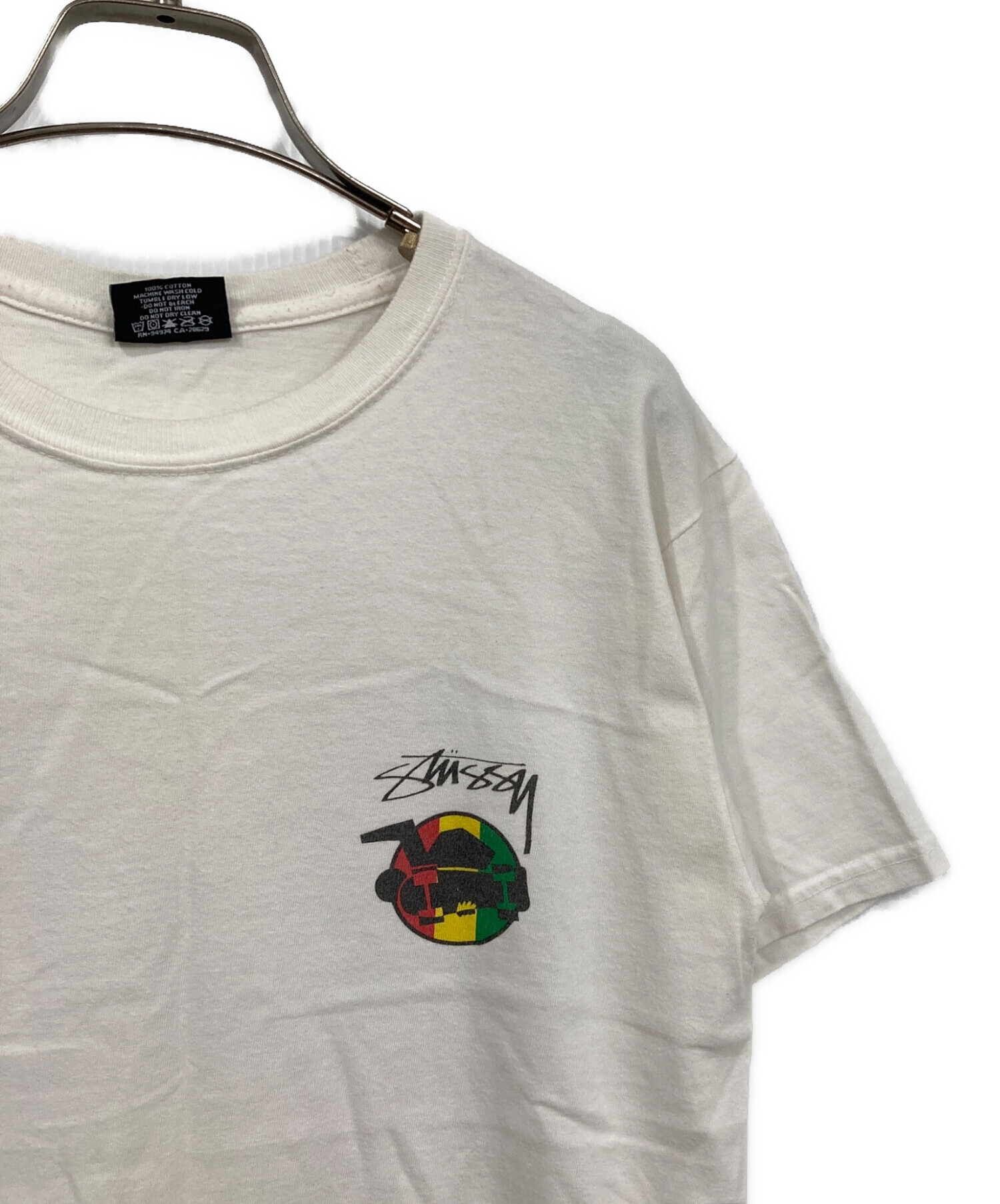 中古・古着通販】stussy (ステューシー) Rasta Tee ホワイト サイズ:S