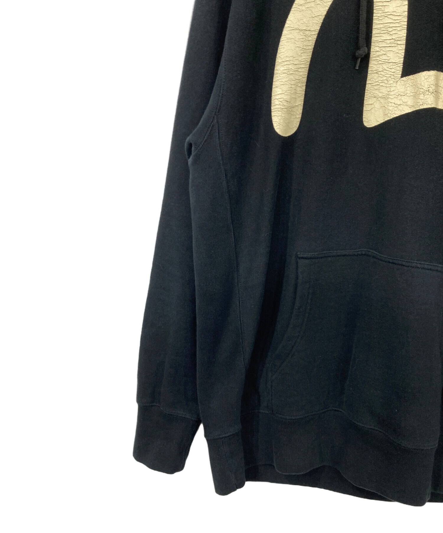 中古・古着通販】EVISU (エヴィス) カモメプリントパーカー ブラック