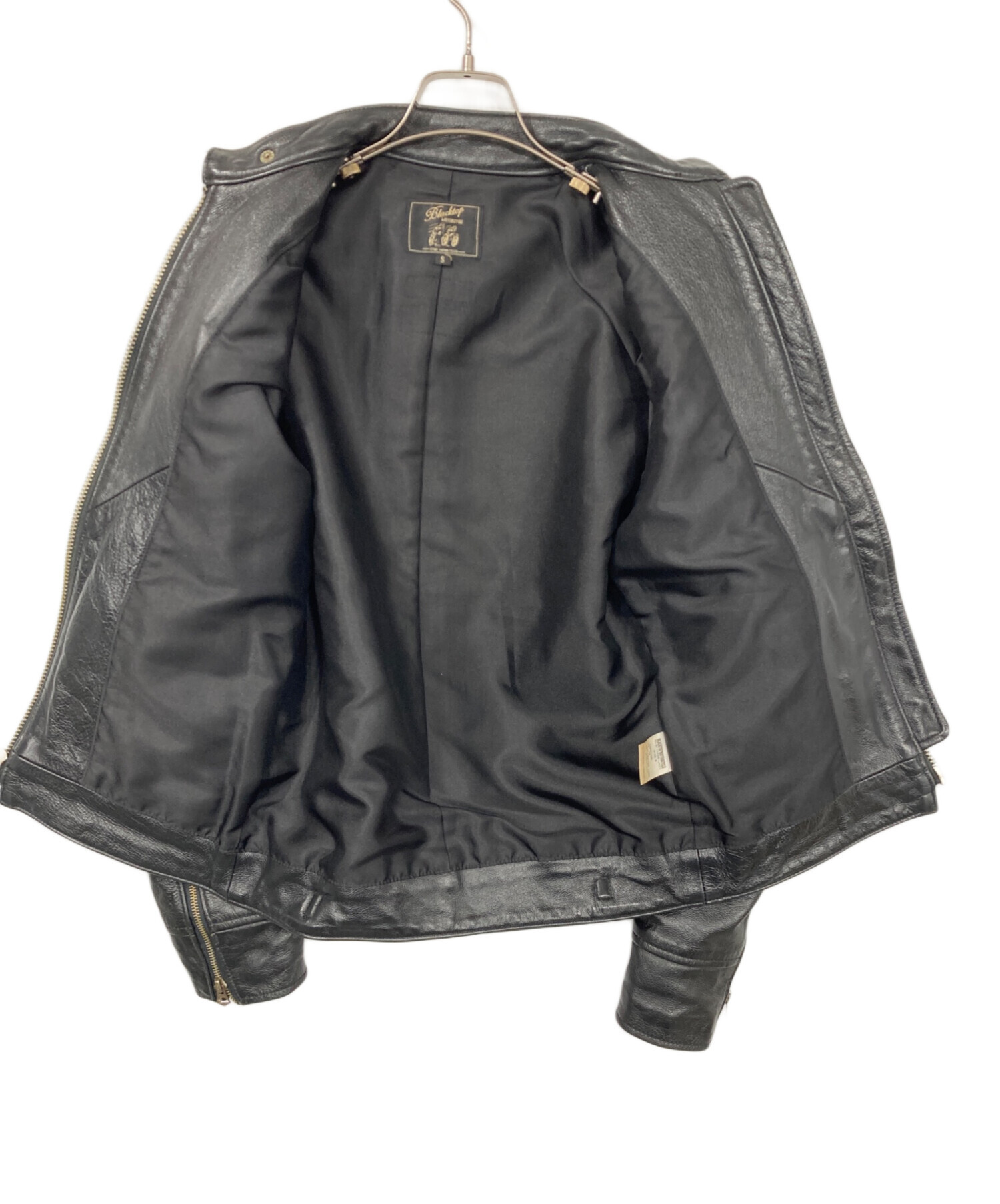 ブラックライダースジャケット 中古・古着通販】BLACKTOP MOTORCYCLE (ブラックトップモーター