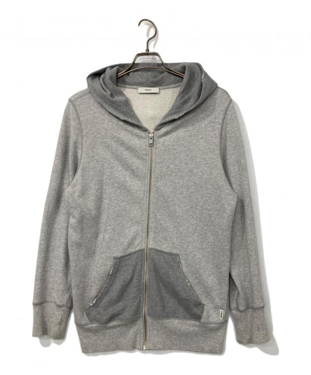 中古・古着通販】DIESEL (ディーゼル) ジップパーカー グレー サイズ