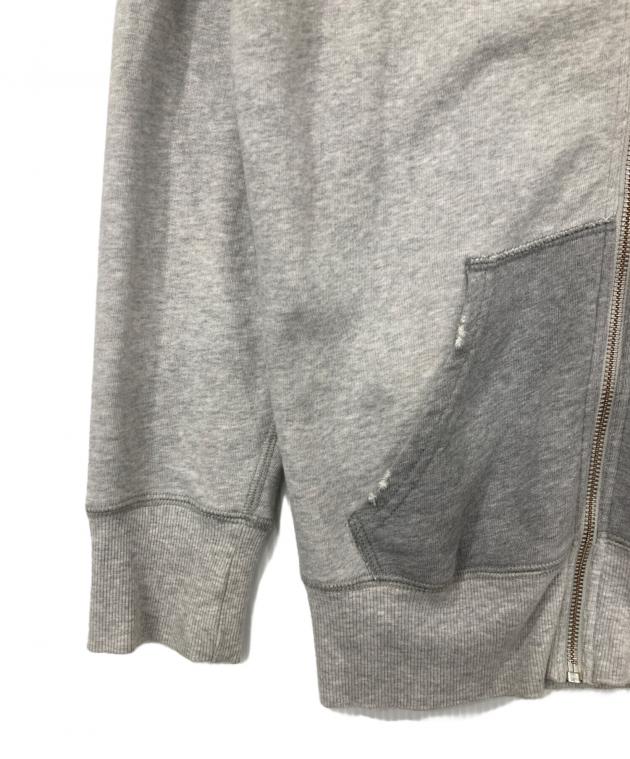 中古・古着通販】DIESEL (ディーゼル) ジップパーカー グレー サイズ