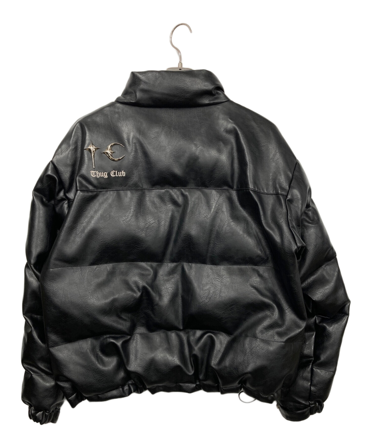 中古・古着通販】THUG CLUB (サグ クラブ) メタルロゴ装飾エコレザー