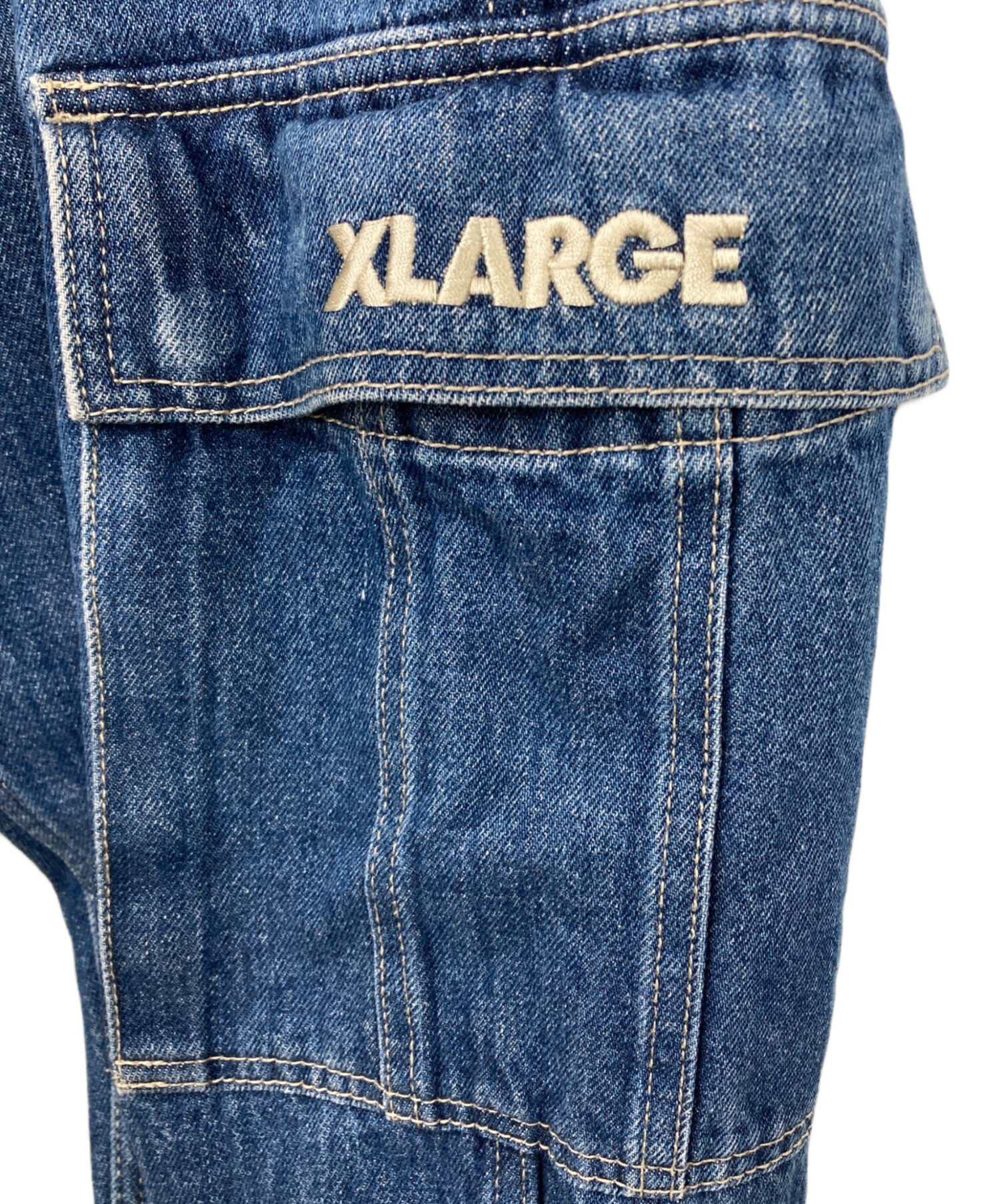 中古・古着通販】X-LARGE (エクストララージ) デニムパンツ インディゴ
