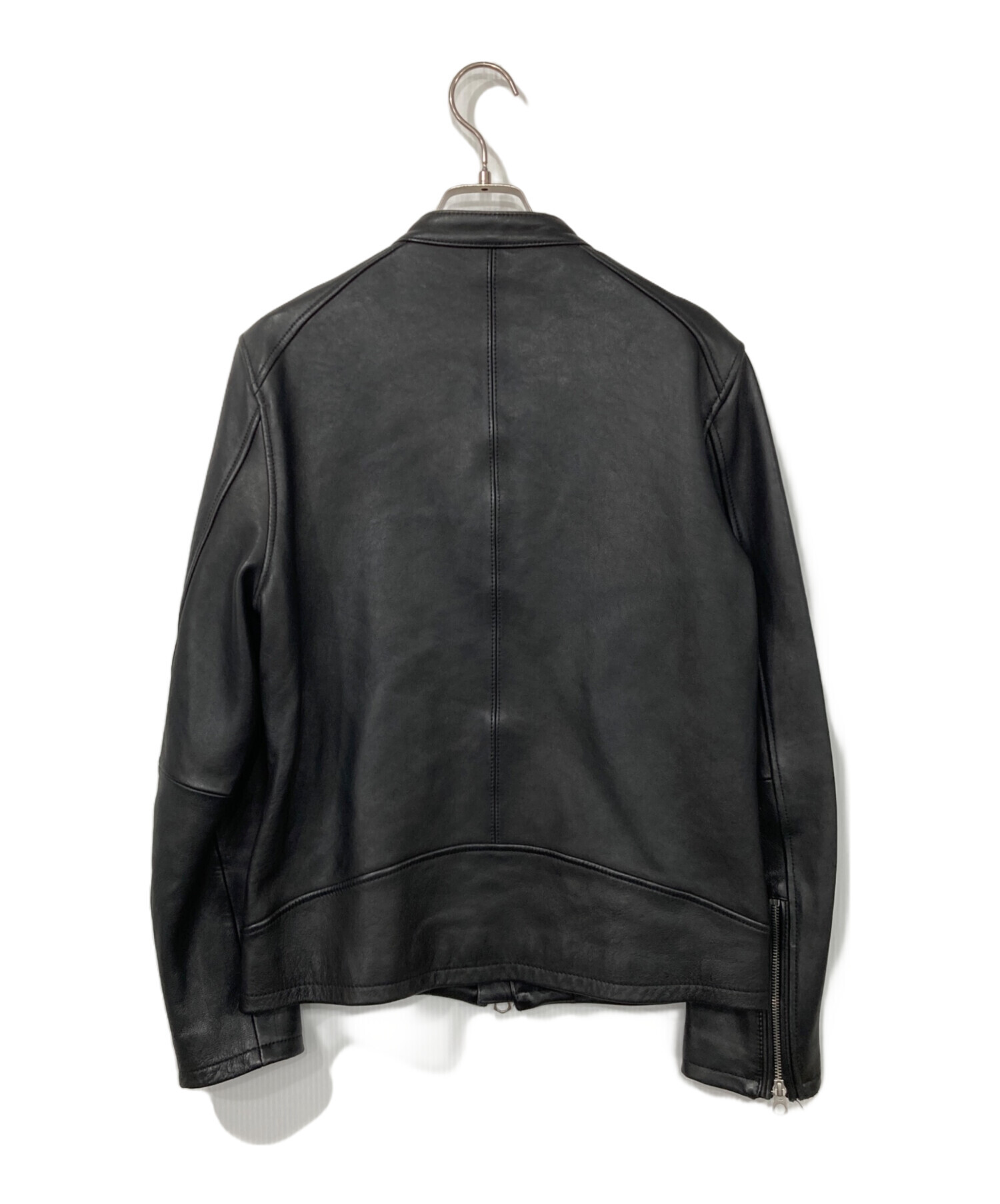 中古・古着通販】HARE (ハレ) シングルライダースジャケット ブラック 