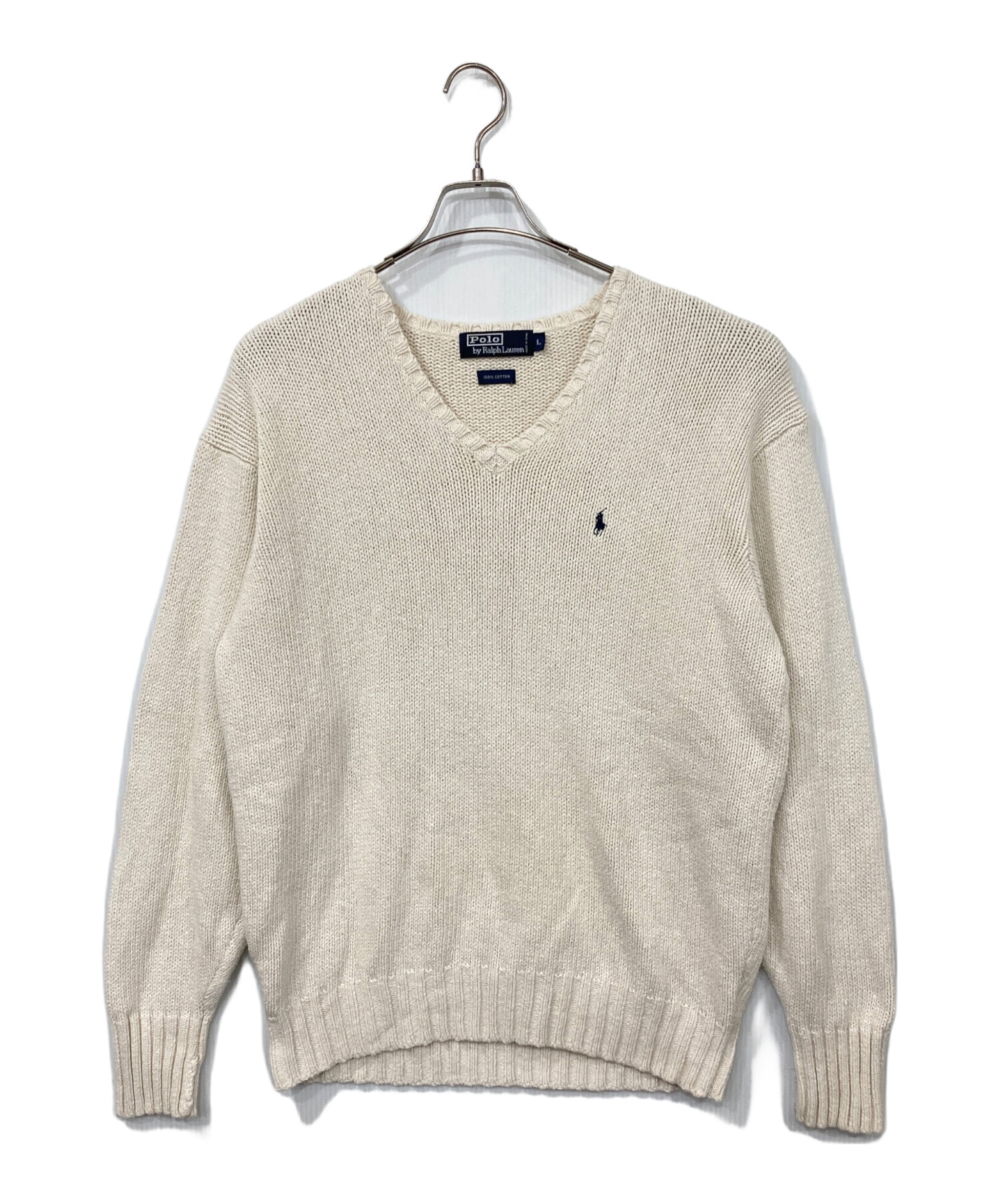 中古・古着通販】POLO RALPH LAUREN (ポロ・ラルフローレン) コットンV 
