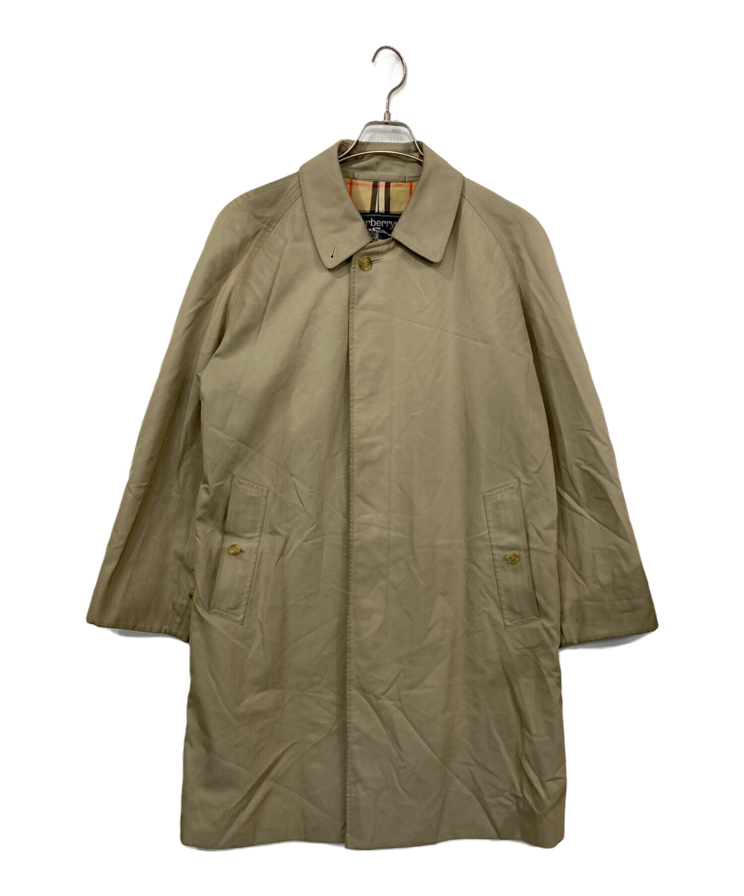 中古・古着通販】BURBERRY (バーバリー) 裏ノバチェックステンカラー