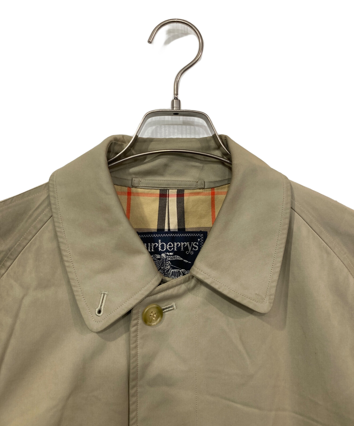 中古・古着通販】BURBERRY (バーバリー) 裏ノバチェックステンカラー