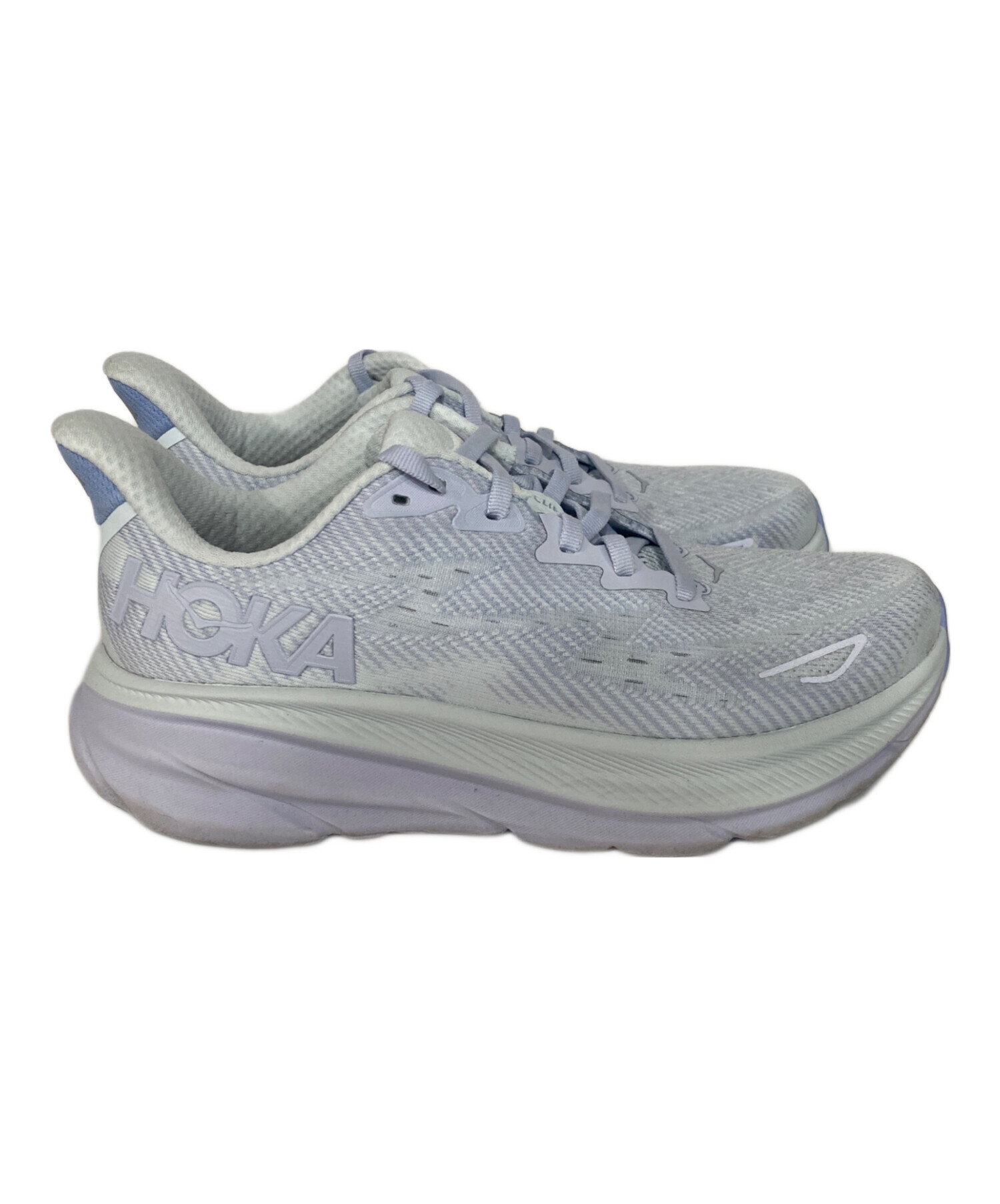 中古・古着通販】HOKA (ホカ) W CLIFTON 9 ライトグレー サイズ:24.0 