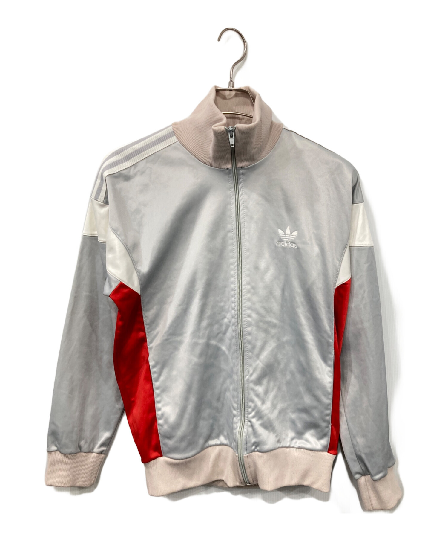 adidas フード付きグレージャケット サイズSです adidas - アディダス ナイロンジャケット ウィンドブレーカー 中綿入り