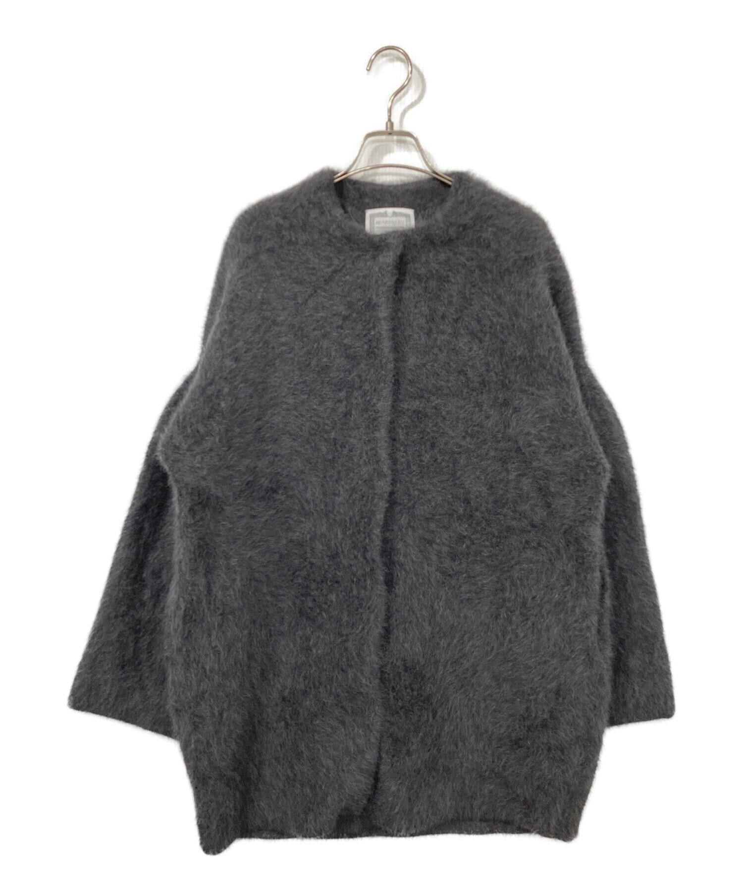 Beardaley　ニットコート　未使用タグつき 中古・古着通販】BEARDSLEY (ビアズリー) ファーニットコート グレー