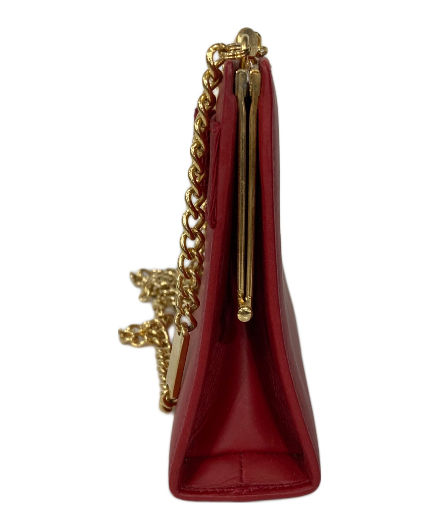 フェラガモチェーンバック Ferragamo ガンチーニ金具チェーンショルダーバッグ