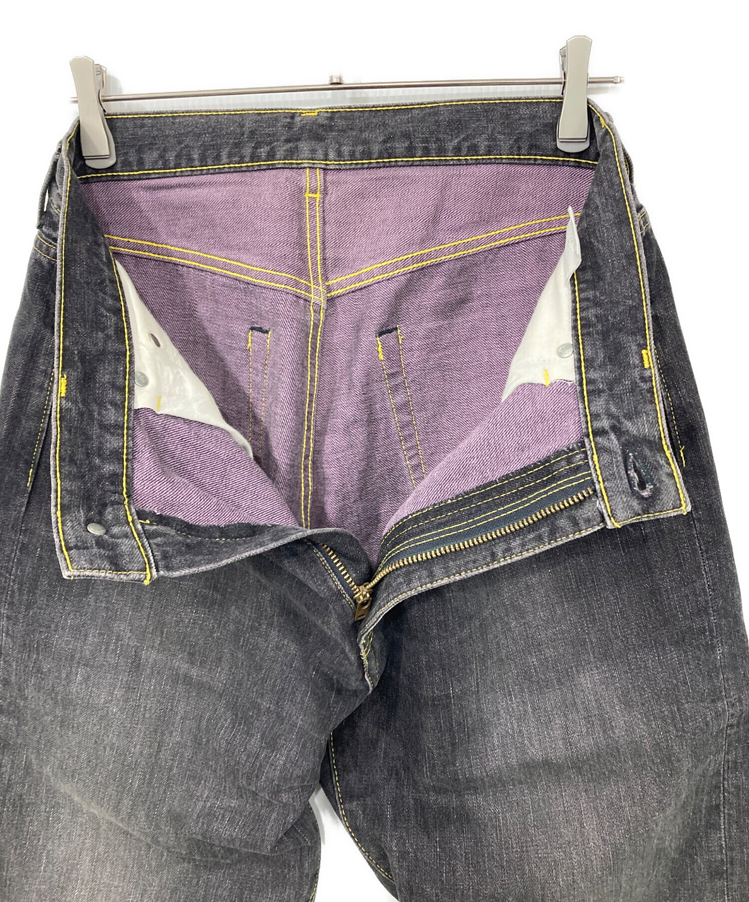 中古・古着通販】SWAGGER (スワッガー) 製品染めデニムパンツ グレー
