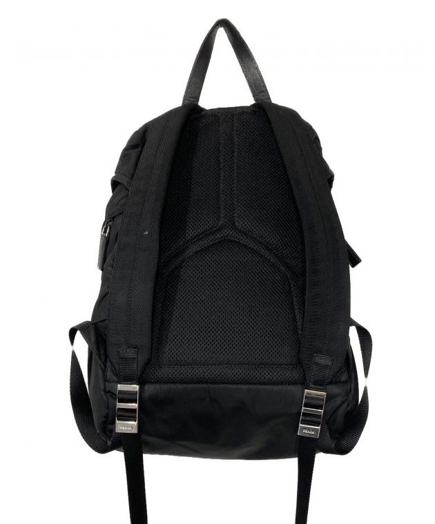 中古・古着通販】PRADA (プラダ) Re-Nylon×サフィアーノレザーバック