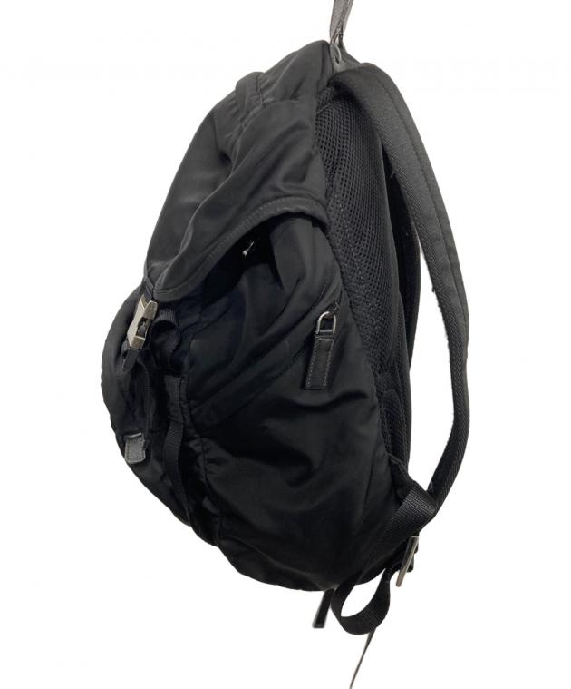中古・古着通販】PRADA (プラダ) Re-Nylon×サフィアーノレザーバック