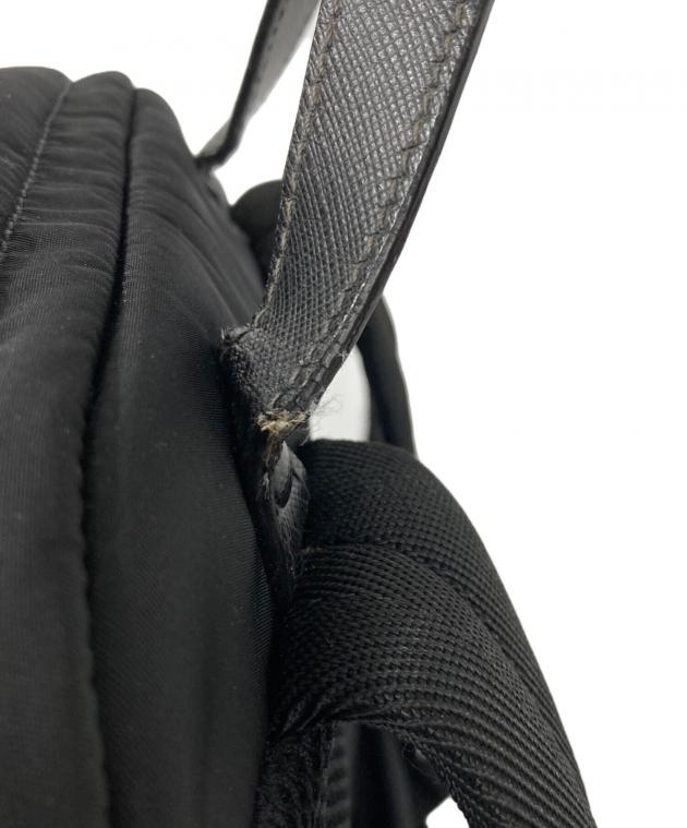 中古・古着通販】PRADA (プラダ) Re-Nylon×サフィアーノレザーバック