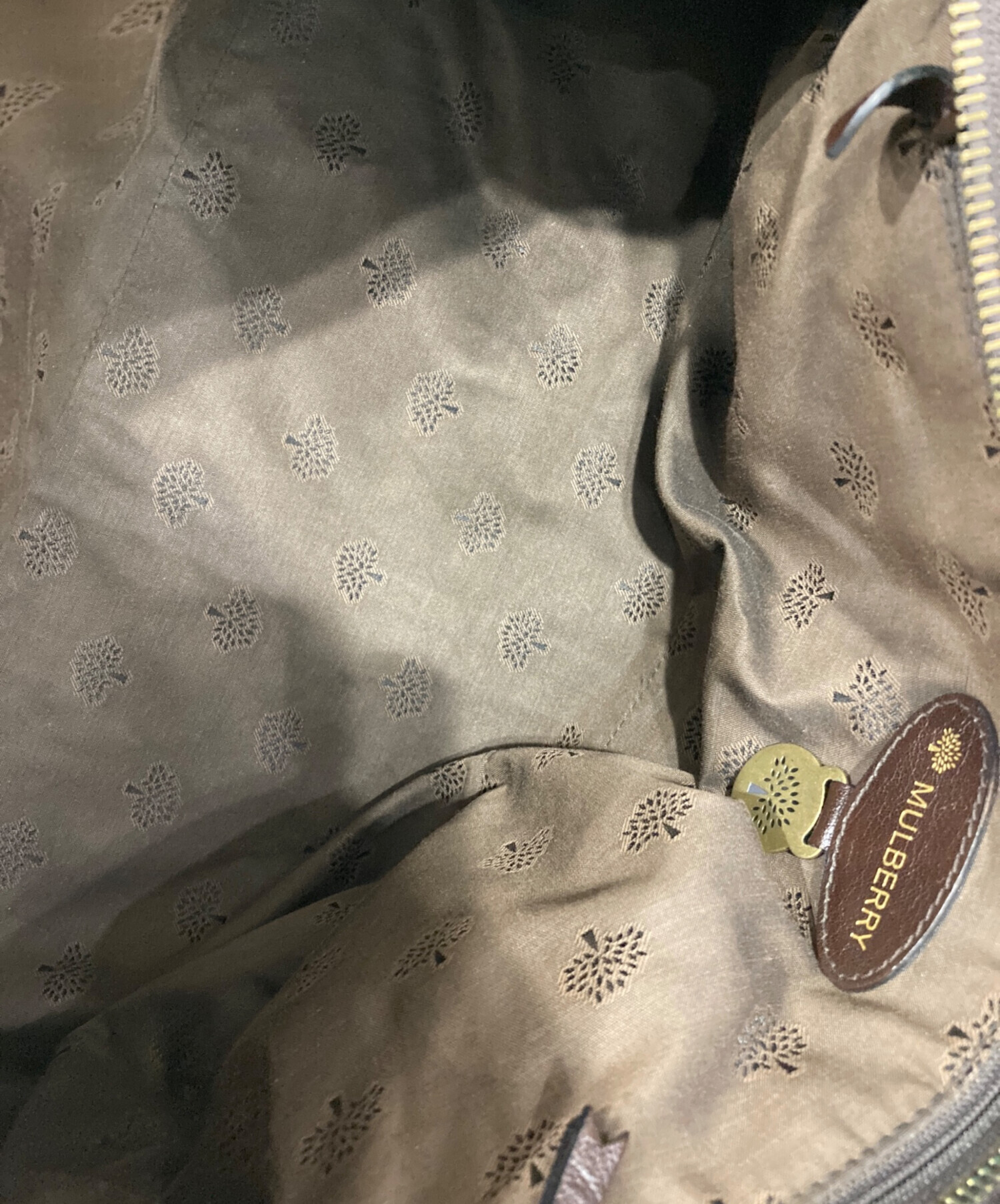 中古・古着通販】MULBERRY (マルベリー) レザートートバッグ ブラウン
