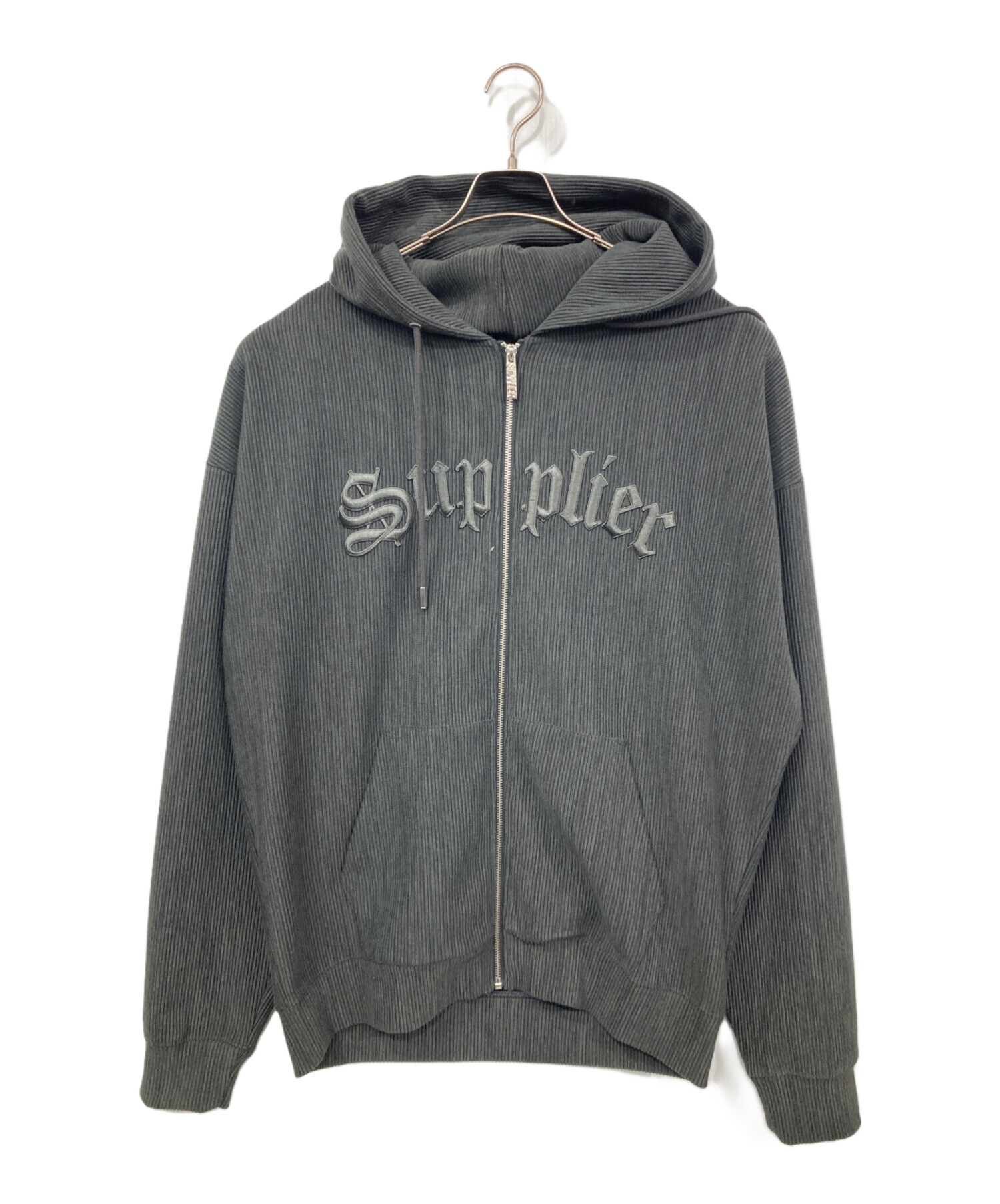 中古・古着通販】SUPPLIER (サプライヤー) フロントロゴジップパーカー