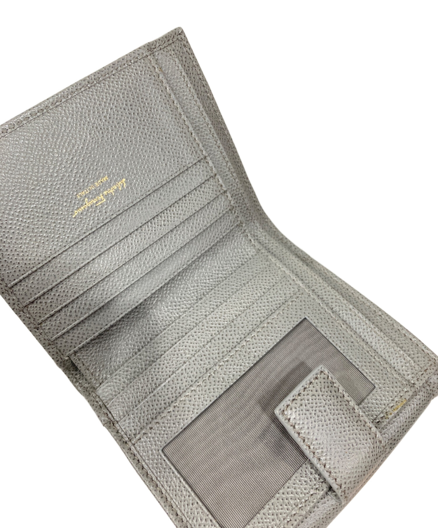 SalvatoreFerragamoレディース - シルバー リボン36.5 中古・古着通販】Salvatore Ferragamo (サルヴァトーレ フェラガモ