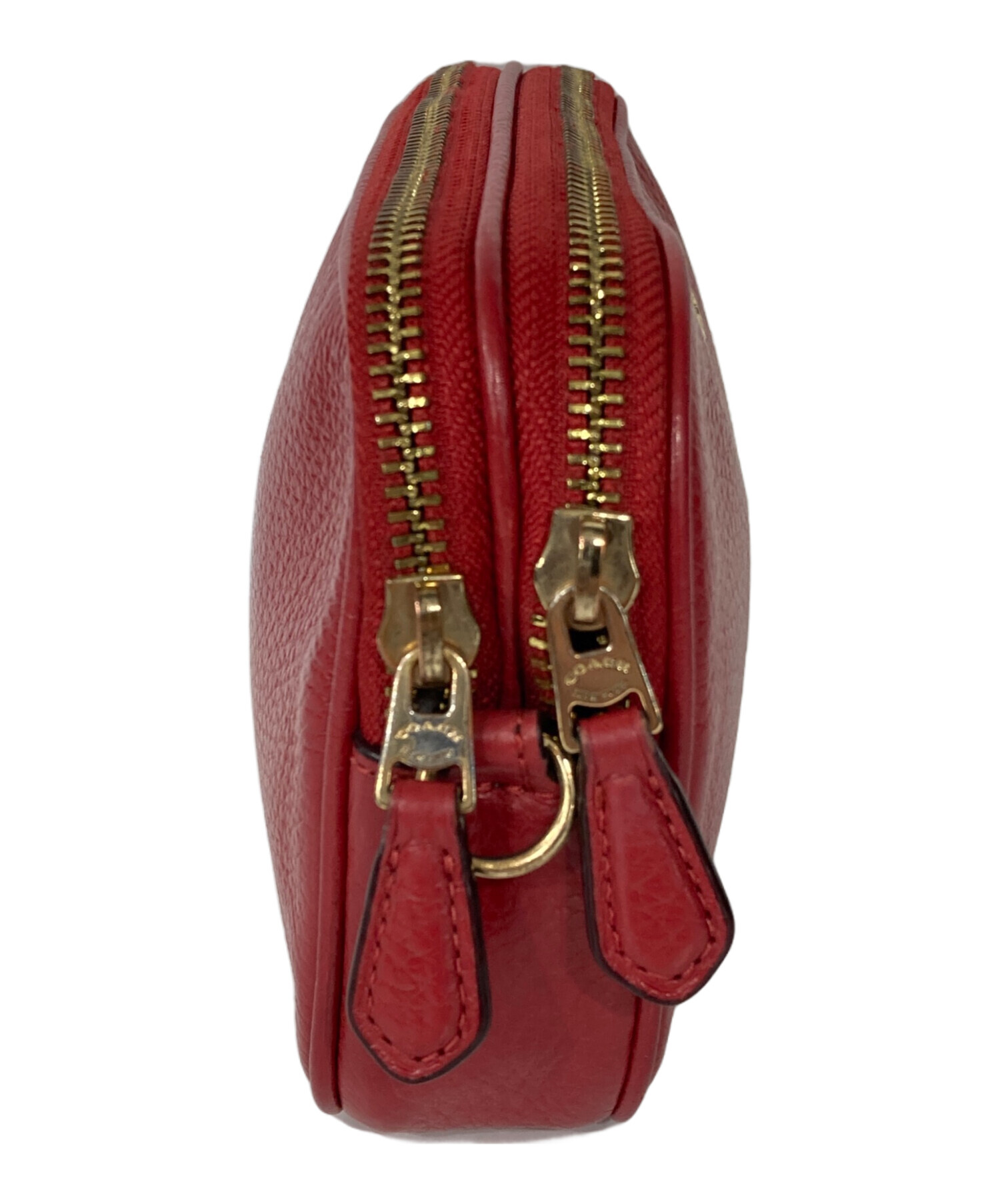 未使用 COACH コーチ シグネチャー ターンロック チェーンバッグ 中古・古着通販】COACH (コーチ) チェーンショルダーバッグ レッド