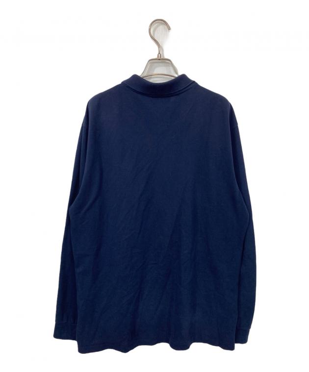中古・古着通販】LACOSTE (ラコステ) 長袖ポロシャツ ネイビー サイズ