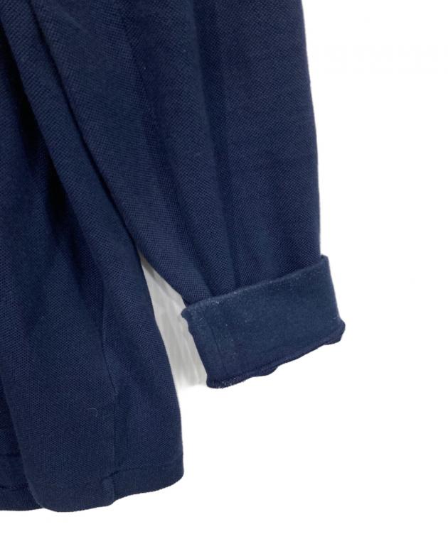 中古・古着通販】LACOSTE (ラコステ) 長袖ポロシャツ ネイビー サイズ