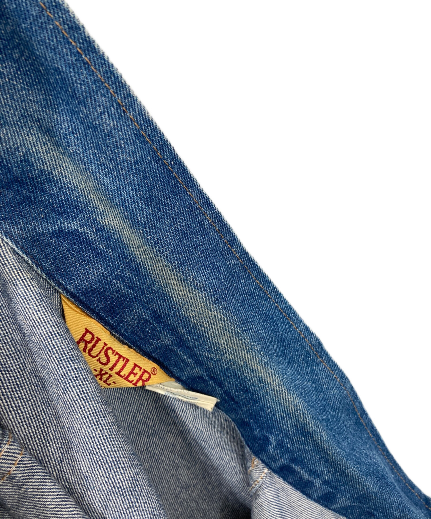 中古・古着通販】RUSTLER (ラスラー) デニムジャケット インディゴ 