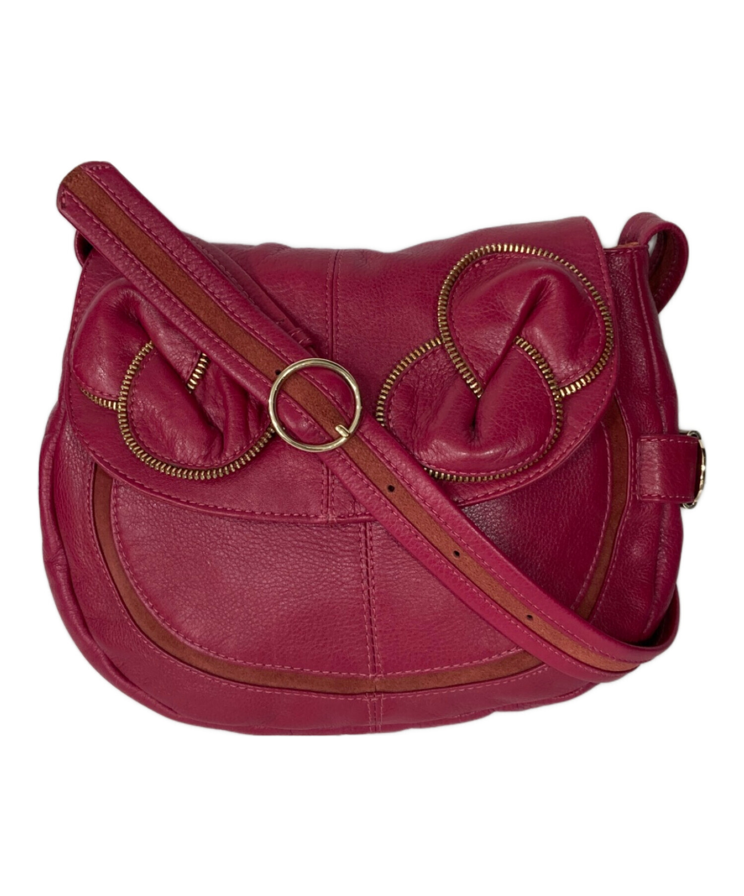 Chloe クロエ ショルダーバッグ  ピンク 【古着】【中古】【送料無料】 Chloe - Chloe クロエ ショルダーバッグ ピンク 【古着】【中古