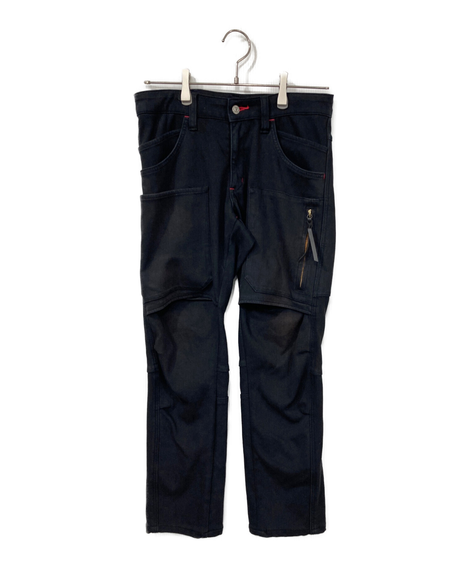 EDWIN 56design ブラック 中古・古着通販】EDWIN (エドウィン) 56design (56デザイン) バイカー