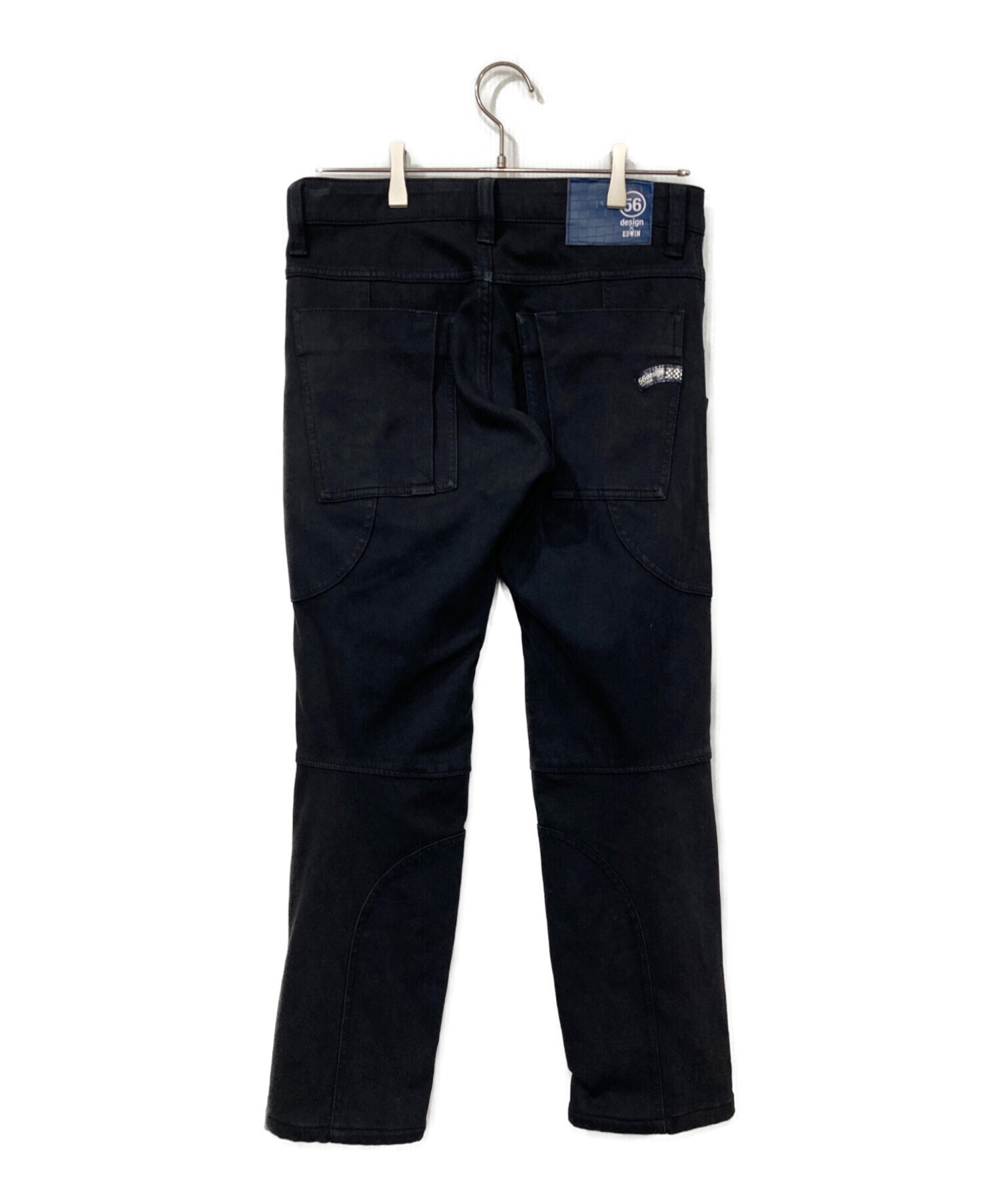 EDWIN 56design ブラック 中古・古着通販】EDWIN (エドウィン) 56design (56デザイン) バイカー