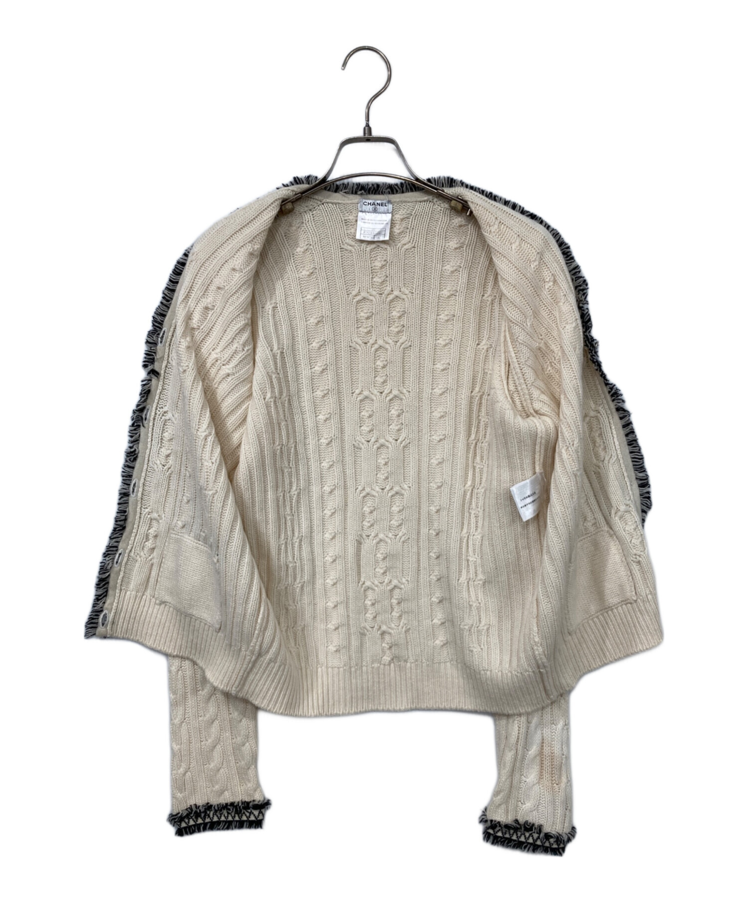 中古・古着通販】CHANEL (シャネル) コットン×カシミヤ カーディガン
