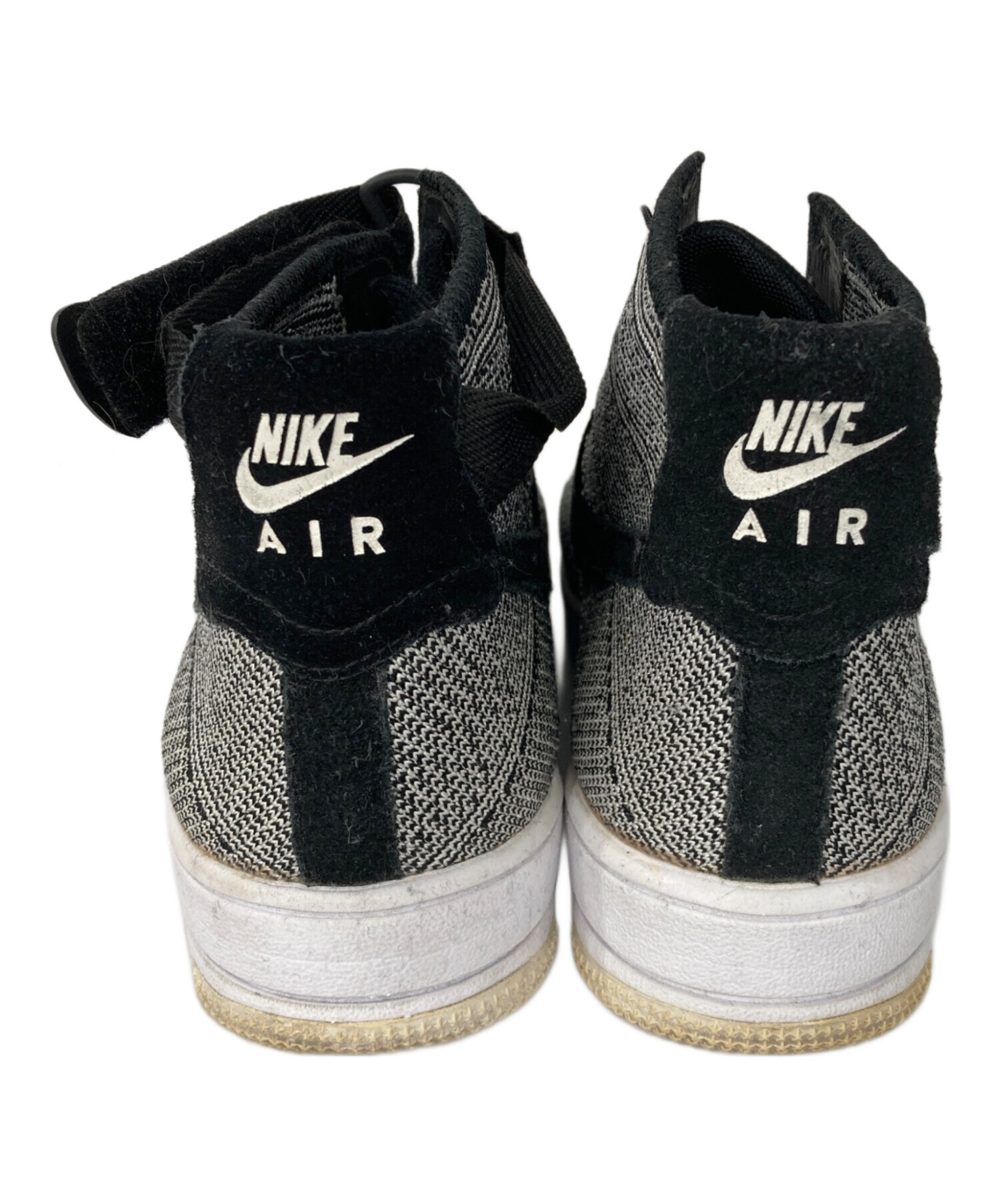 中古・古着通販】NIKE (ナイキ) Af1 Ultra Flyknit Mid ブラック 中古・古着通販】NIKE (ナイキ) Af1 Ultra Flyknit Mid ブラック