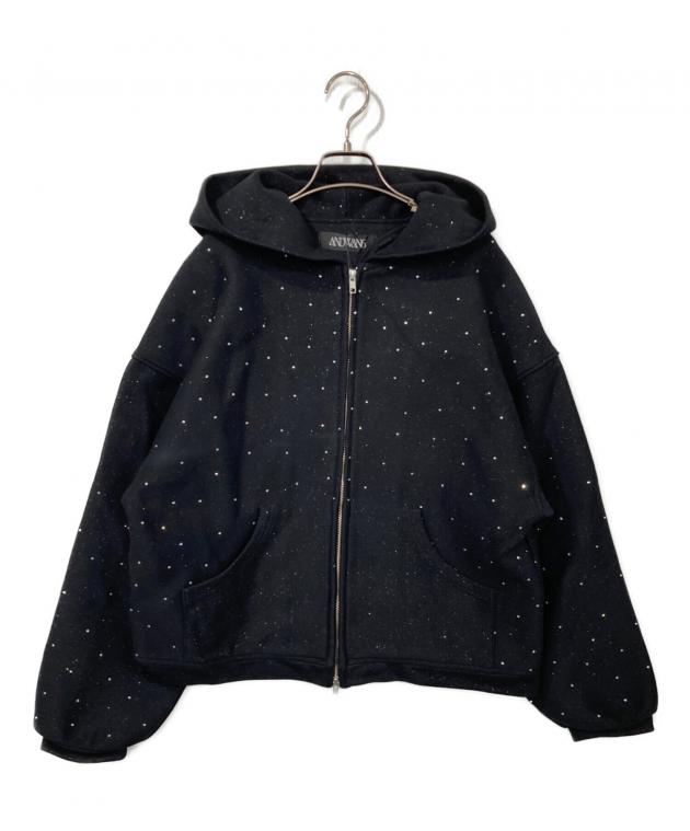 andwang Kirakira jewel zip up andwang Kirakira 2way fur zip up 
