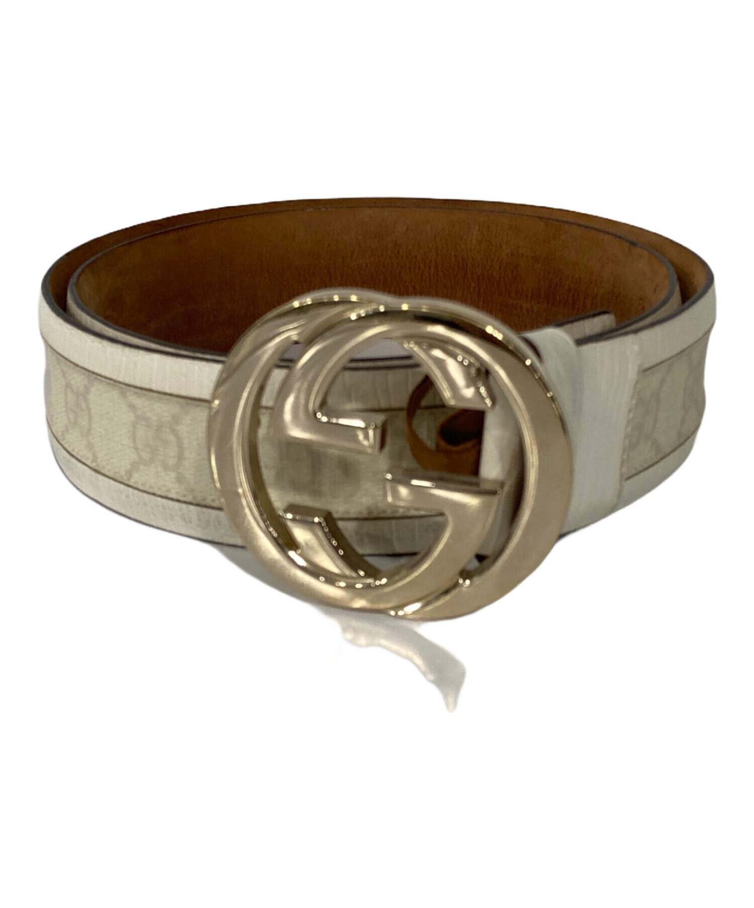 中古・古着通販】GUCCI (グッチ) インターロッキングGバックルベルト