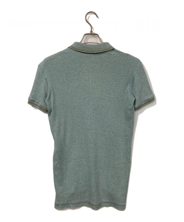 ドルチェ&ガッバーナ　ポロシャツ Mサイズ　コットン/ベルベット　グレー 長袖 中古・古着通販】DOLCE & GABBANA (ドルチェ＆ガッバーナ) ポロシャツ