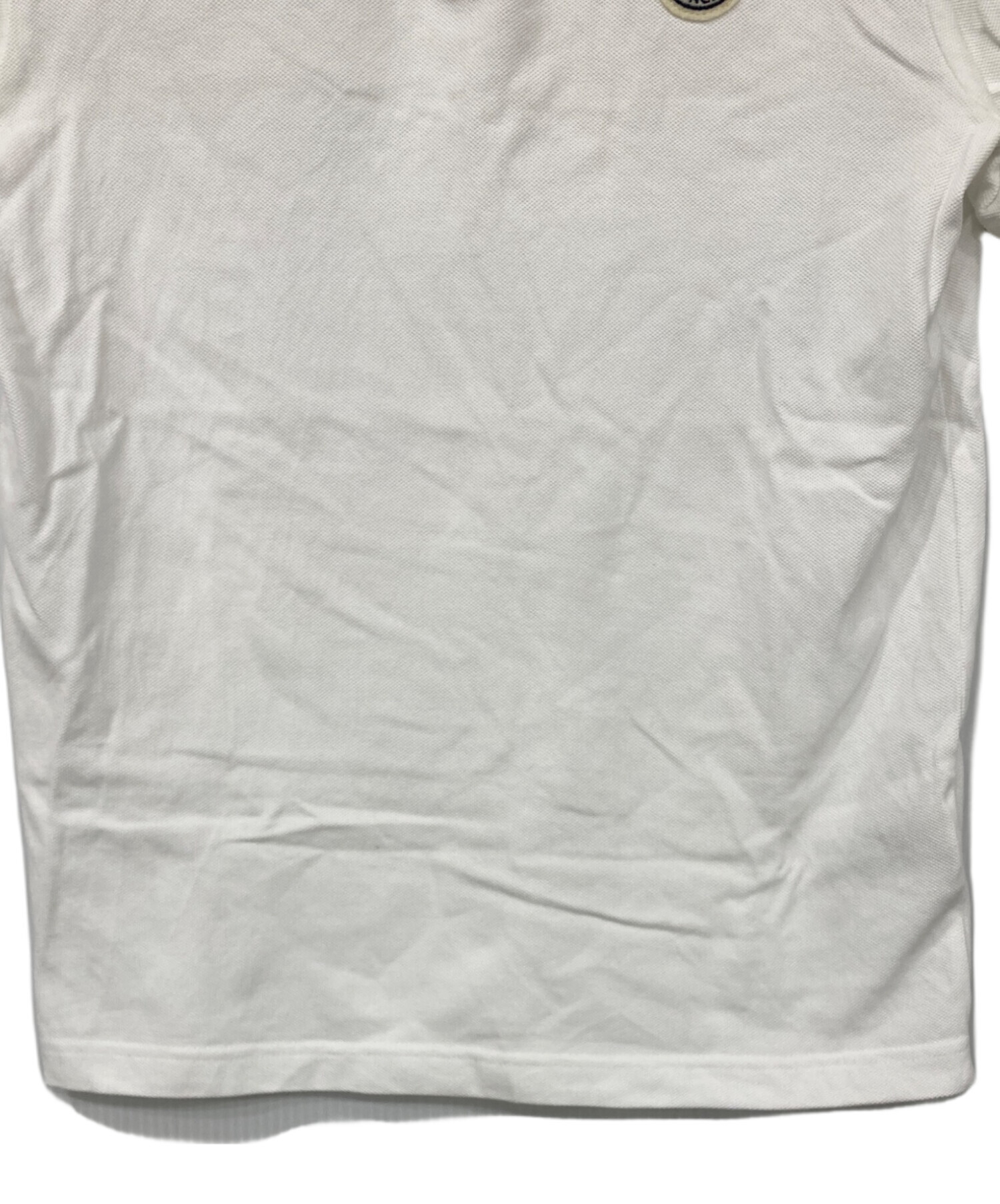 中古・古着通販】MONCLER (モンクレール) ポロシャツ ホワイト
