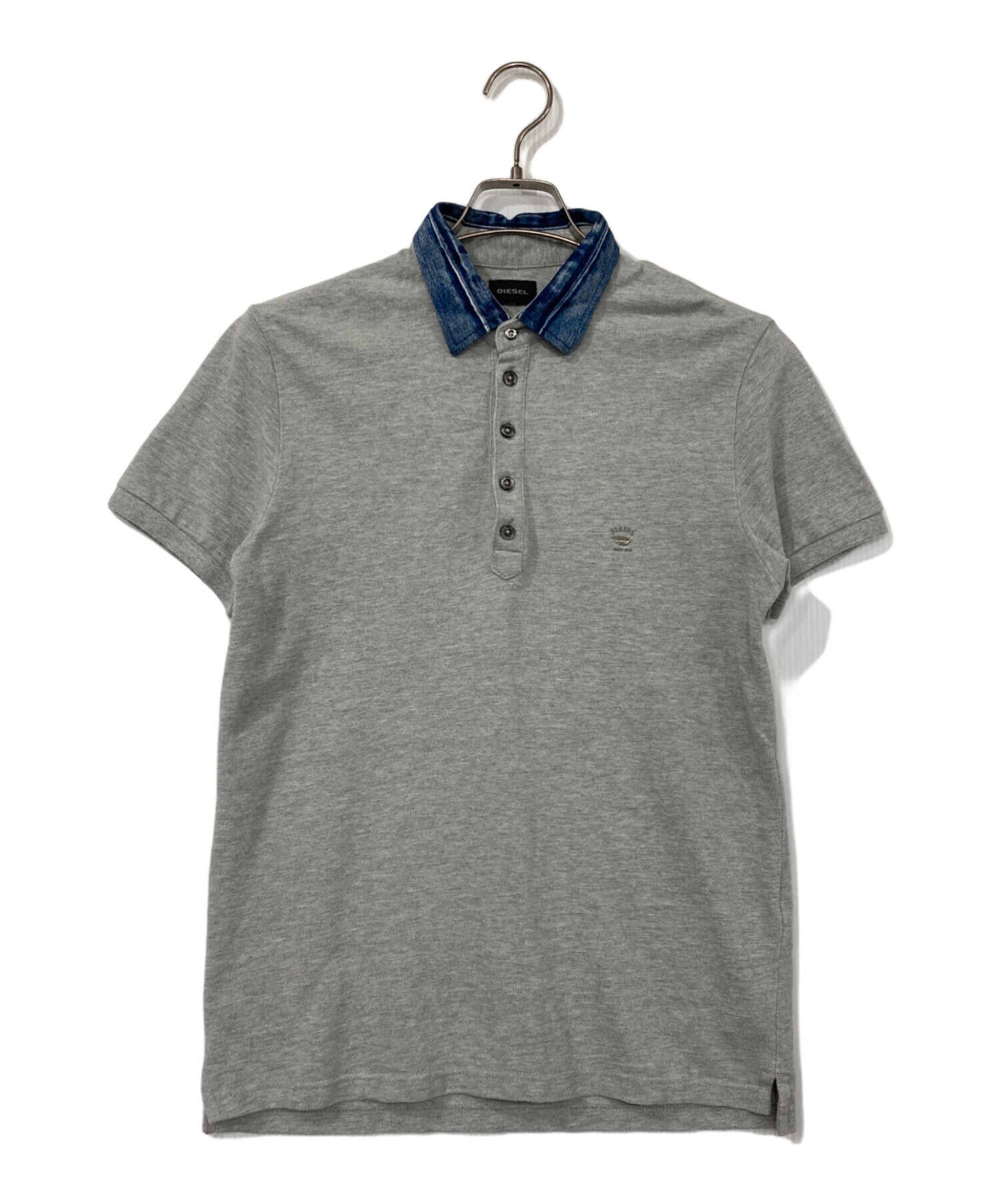 中古・古着通販】DIESEL (ディーゼル) ポロシャツ グレー サイズ:S