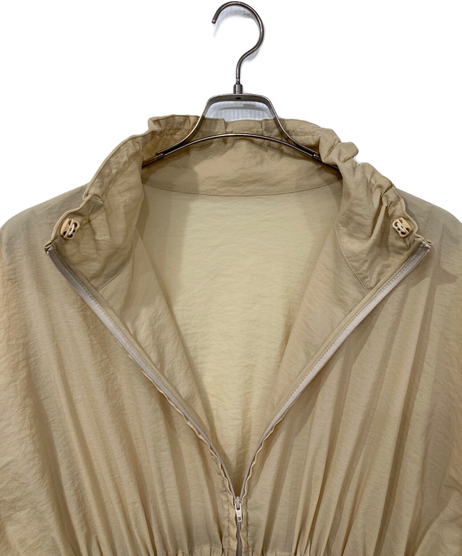 中古・古着通販】yo BIOTOP (ヨー ビオトープ) Sheer coat ベージュ