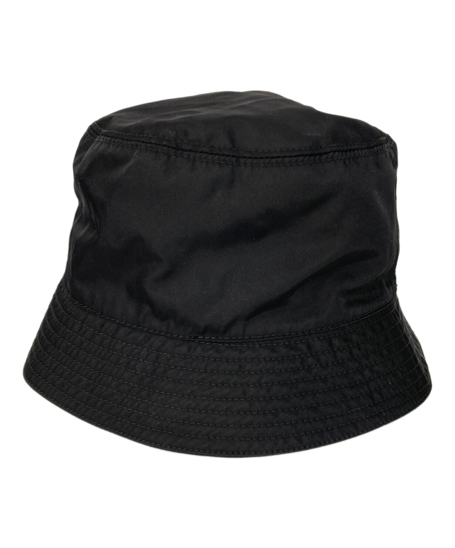 中古・古着通販】PRADA (プラダ) Re Nylonバケットハット ブラック 中古・古着通販】PRADA (プラダ) Re Nylonバケットハット ブラック