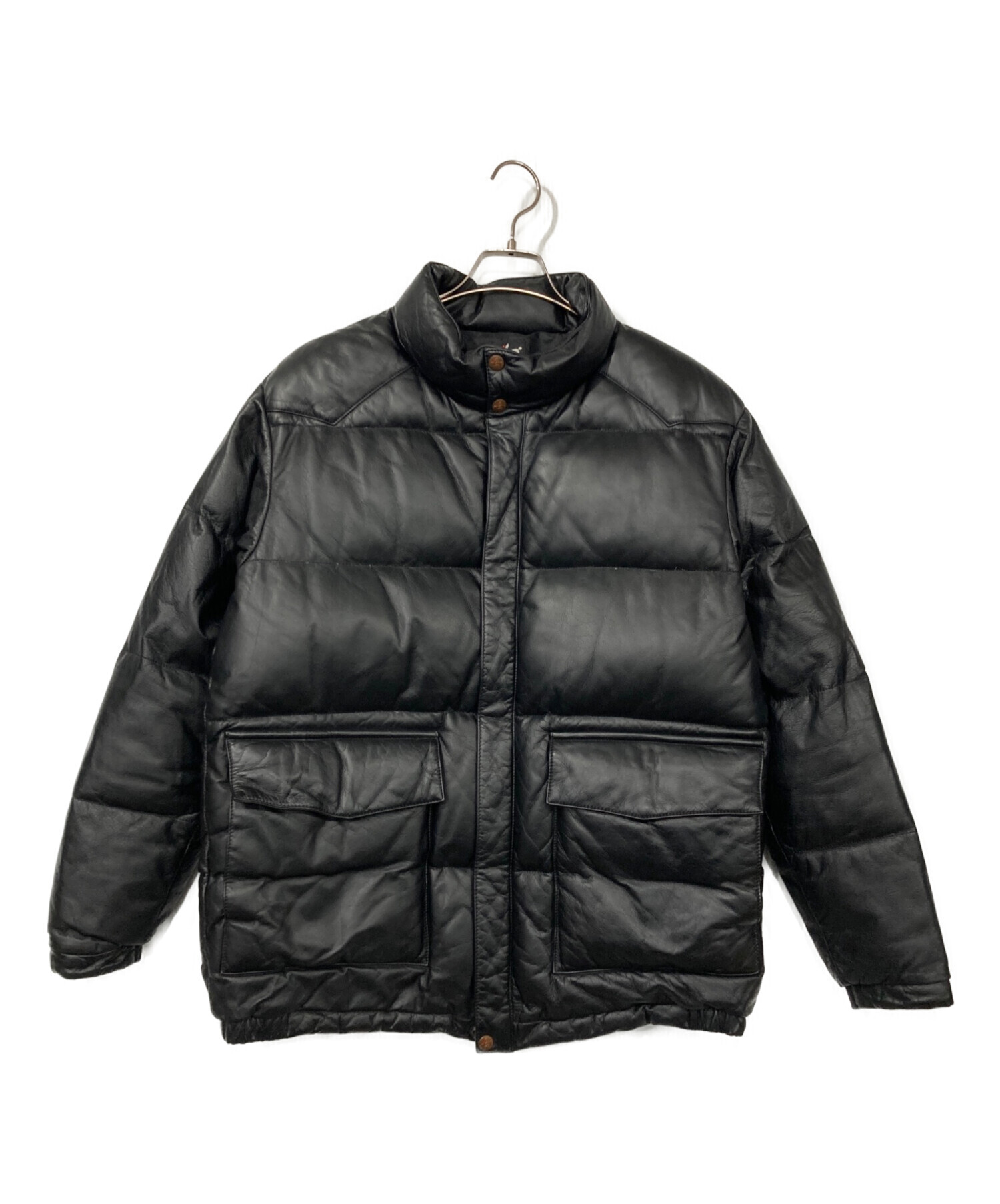 レザーダウンジャケット 【L】サイズ PAUL SMITH / RED EAR 中古・古着通販】RED EAR (レッドイアー) カウレザーダウンジャケット