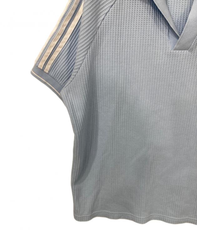 中古・古着通販】adidas (アディダス) ワッフル ニット ポロシャツ