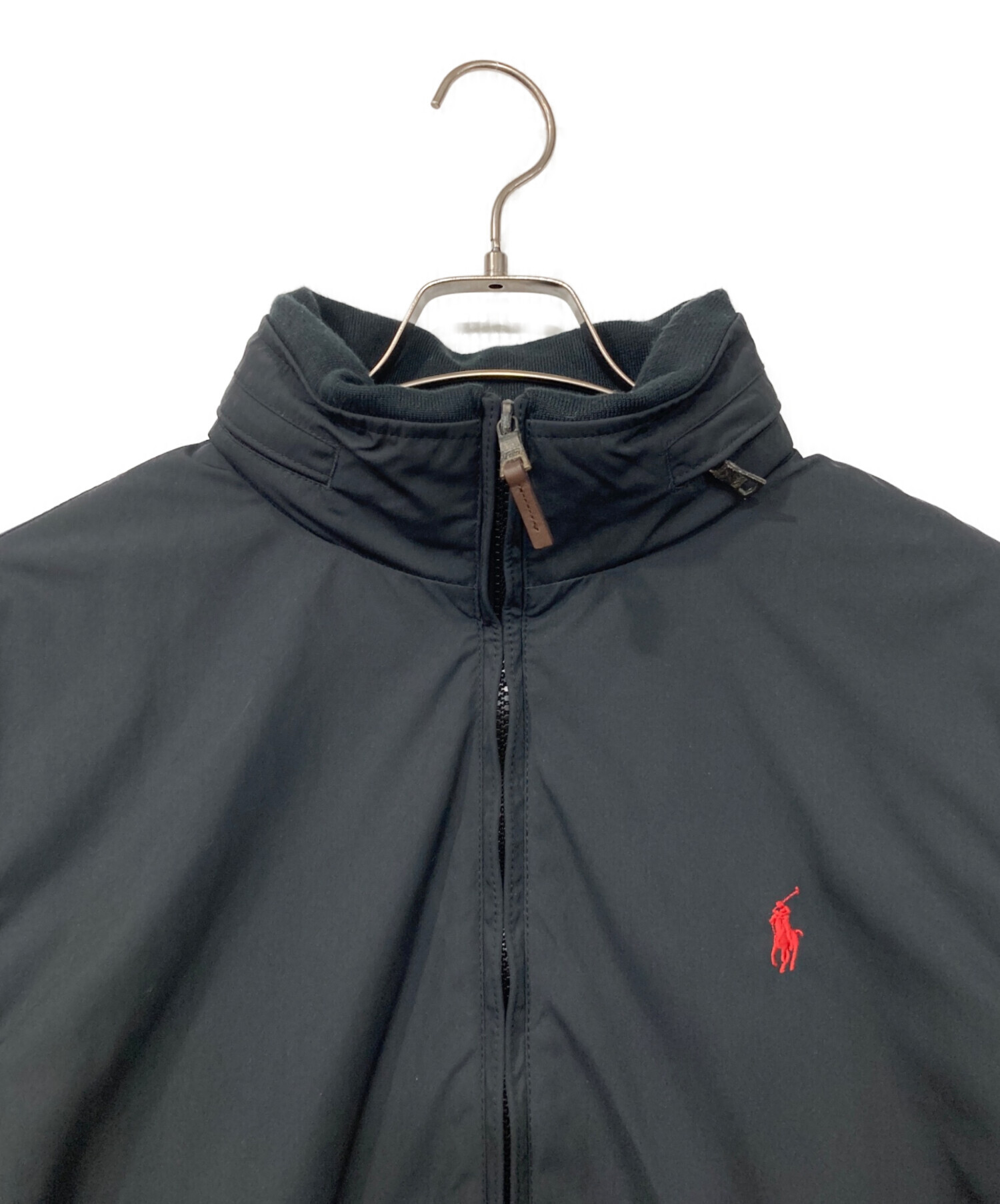 ど*り様 Polo Ralph Lauren ブラック　ナイロンジャケット 中古・古着通販】POLO RALPH LAUREN (ポロ・ラルフローレン) ナイロン